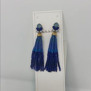 Stella and dot tassel earrings